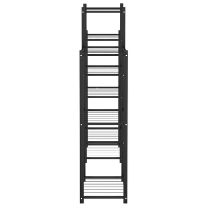 Stojan Na Květiny 83 X 25 X 100 Cm Černý Železo