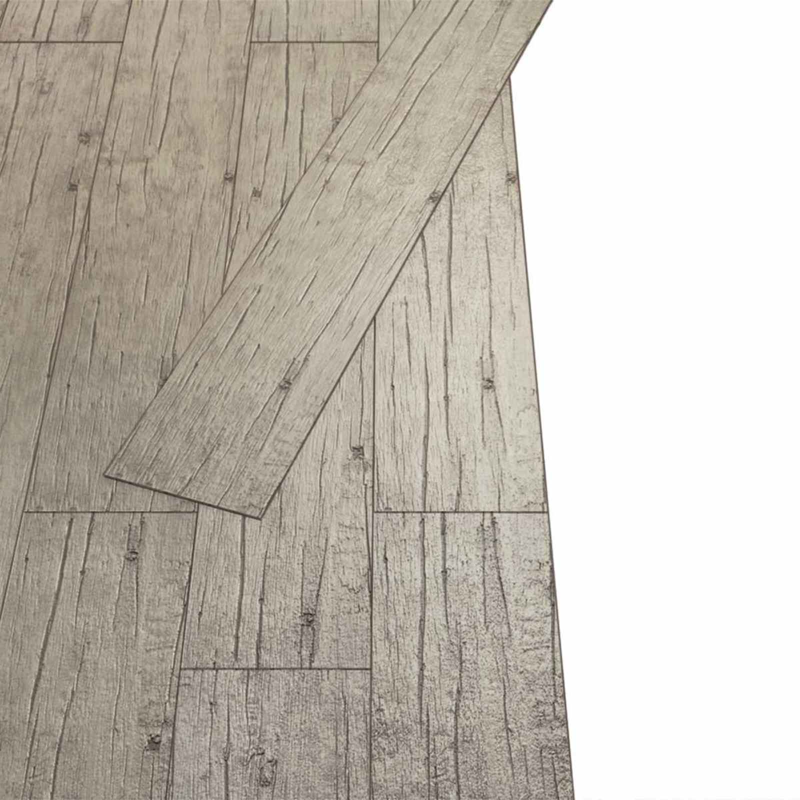 Podlahová Prkna 2,51 M² 18 Pcs Pvc Mléčný Dub
