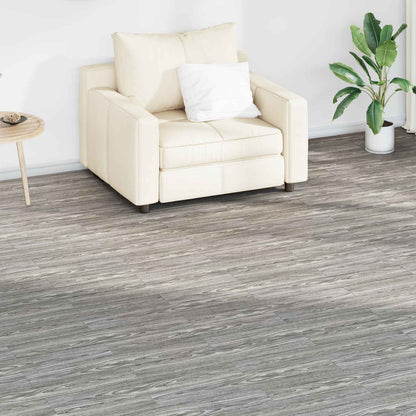 Podlahová Prkna 18 Pcs Tmavě Šedá 2,51 M² Pvc