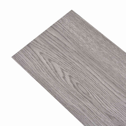 Podlahová Prkna 18 Pcs Tmavě Šedá 2,51 M² Pvc