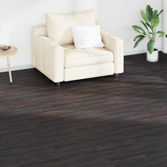 Podlahová Prkna 18 Pcs Tmavě Hnědá 2,51 M² Pvc