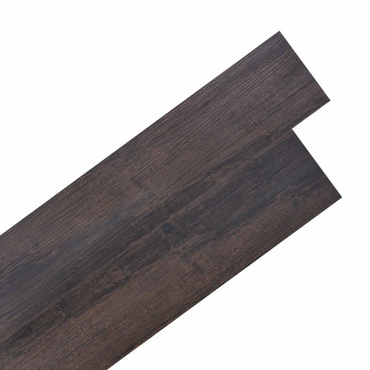 Podlahová Prkna 18 Pcs Tmavě Hnědá 2,51 M² Pvc