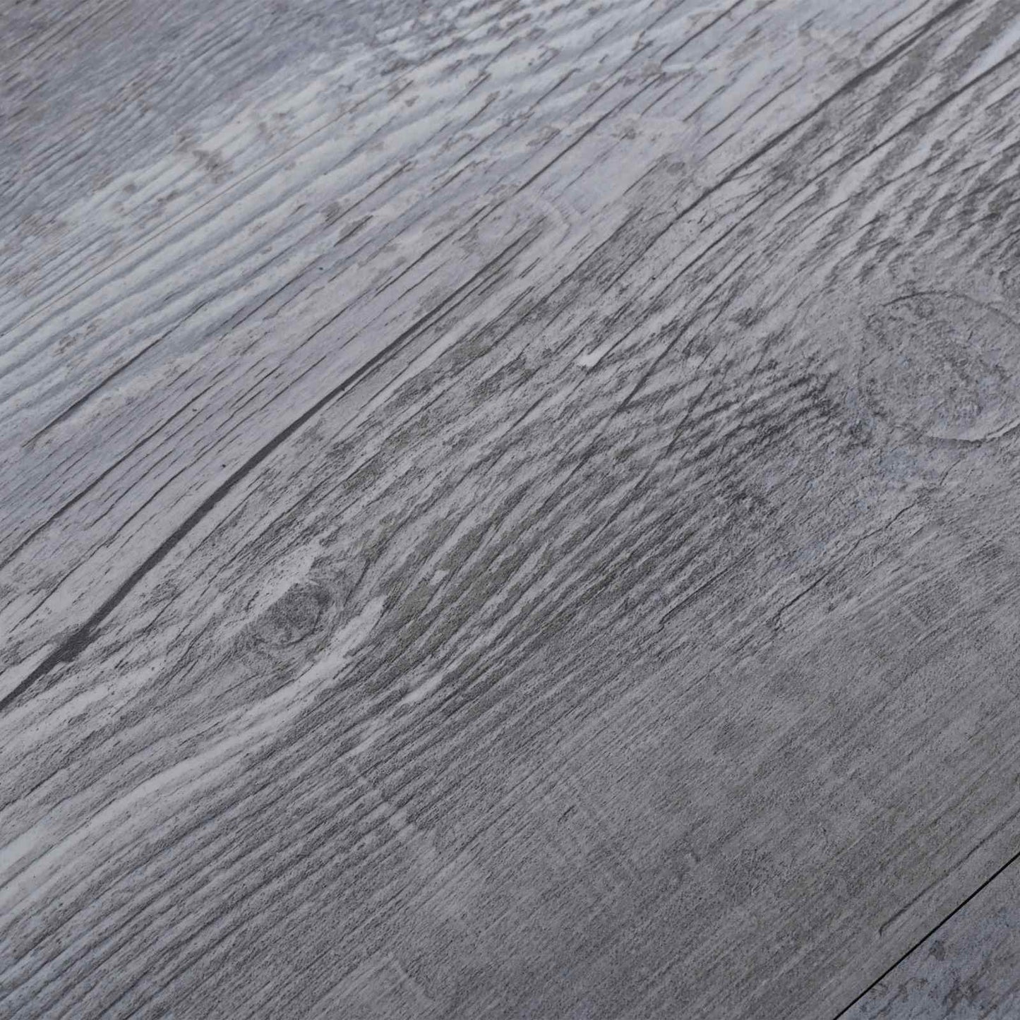 Podlahová Prkna 2,51 M² 18 Pcs Pvc Matná Dřevo Šedá
