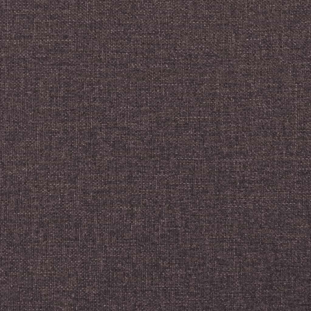 Elektrické Polohovací Křeslo Tmavě Hnědé Textil