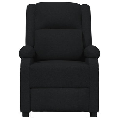 Elektrické Masážní Křeslo Černé Textil