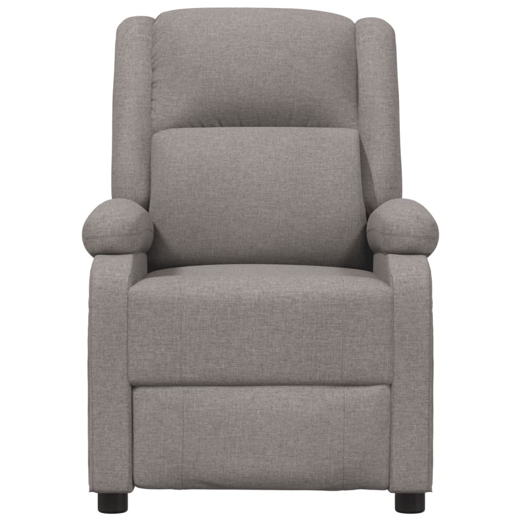 Elektrické Masážní Křeslo Taupe Textil
