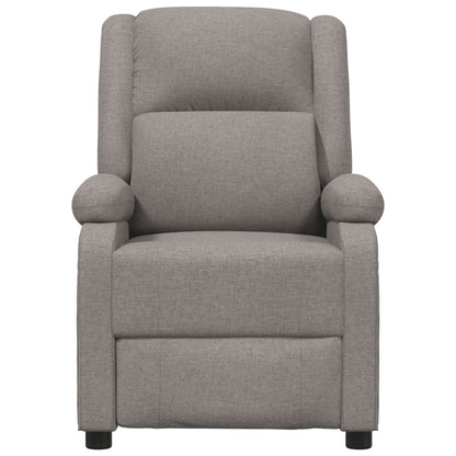Elektrické Masážní Křeslo Taupe Textil