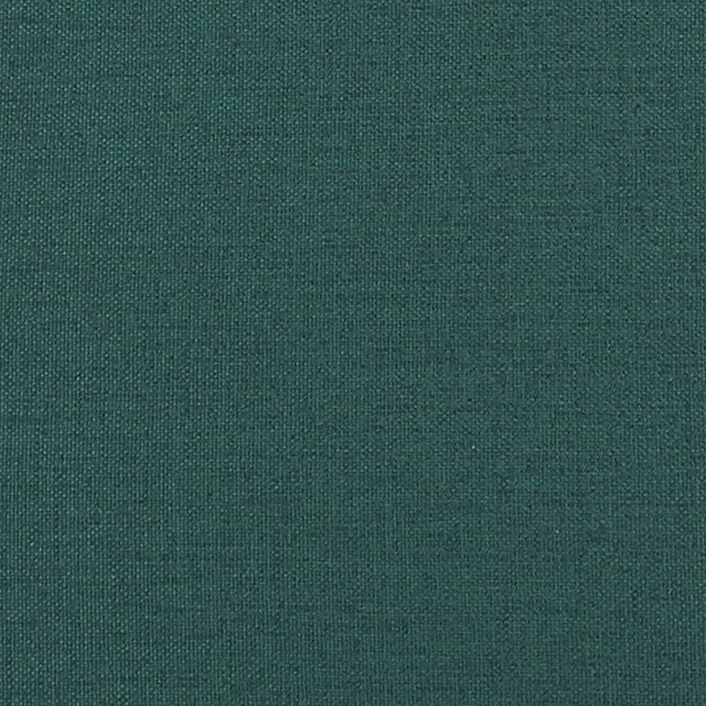 Elektrické Polohovací Křeslo Tmavě Zelené Textil