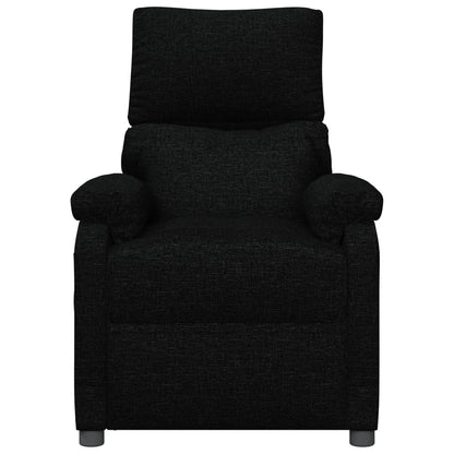 Elektrické Masážní Křeslo Černé Textil