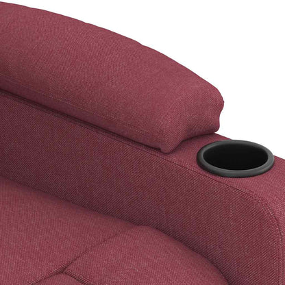 Elektrické Masážní Křeslo Vínové Textil