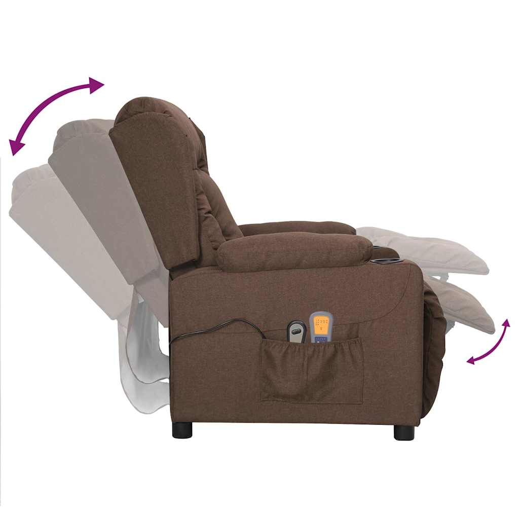 Elektrické Masážní Křeslo Textil