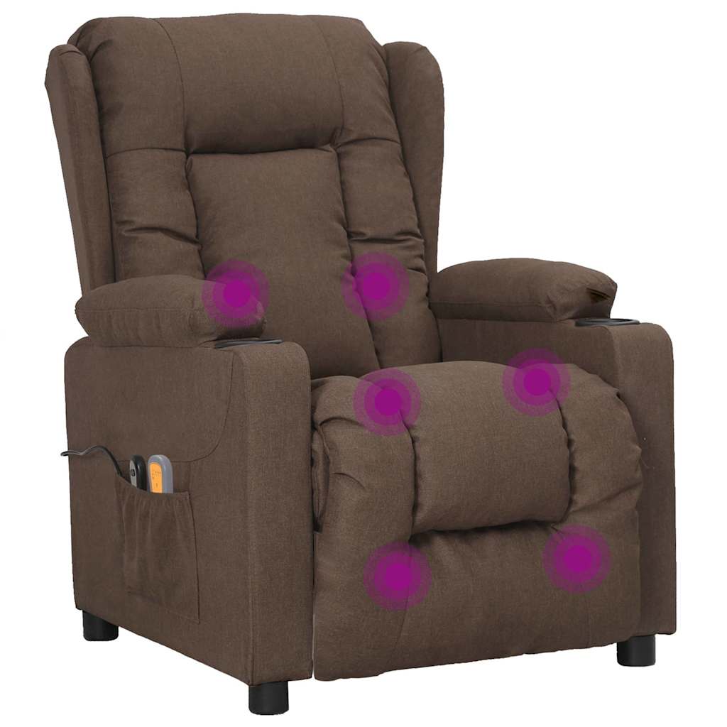 Elektrické Masážní Křeslo Textil