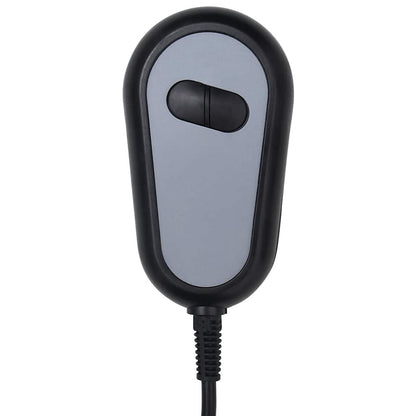 Elektrické Masážní Křeslo Černé Umělá Kůže