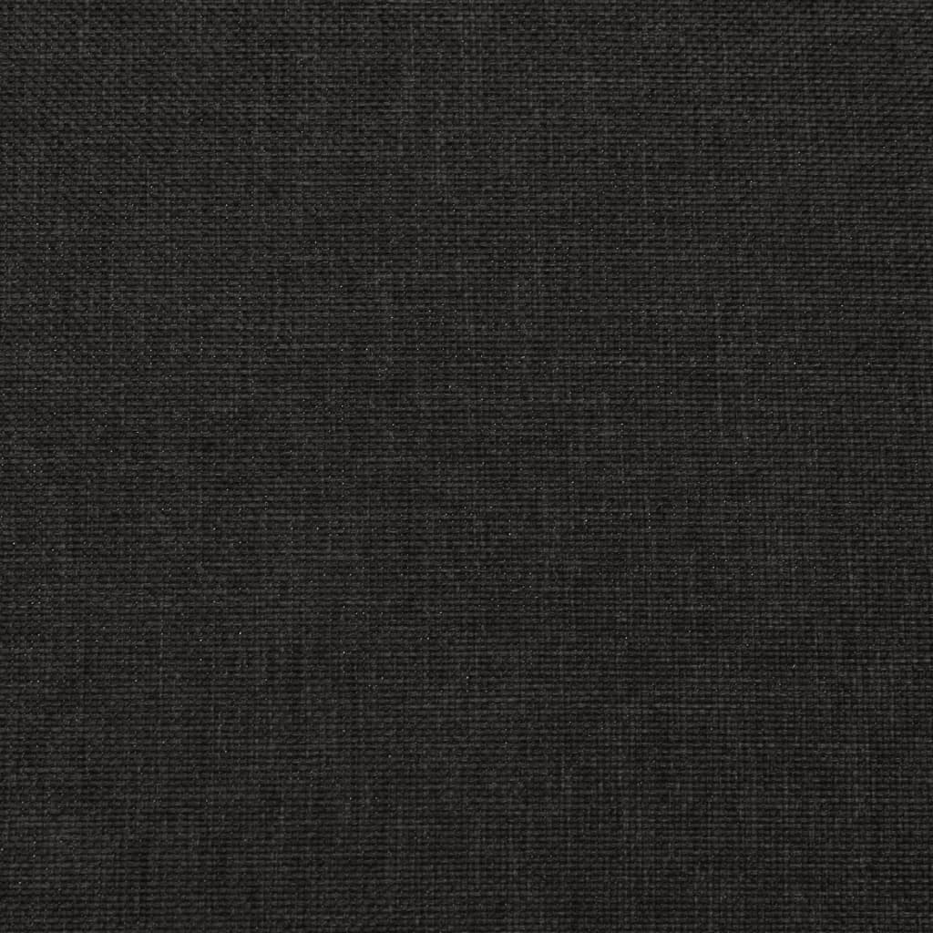 Elektrické Masážní Křeslo Černé Textil
