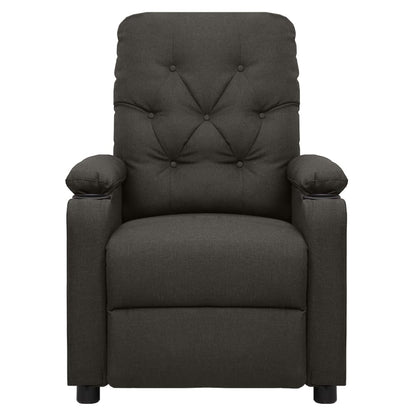 Elektrické Masážní Křeslo Taupe Textil