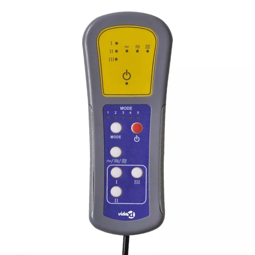Elektrické Masážní Křeslo Černé Umělá Kůže