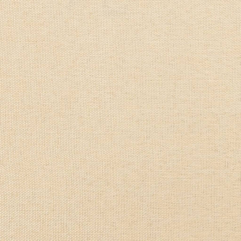Elektrické Polohovací Křeslo Krémové Textil