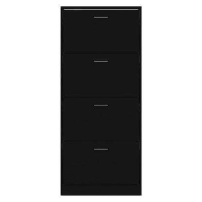 Botník Černý 63X24X Kompozitní Dřevo Černá