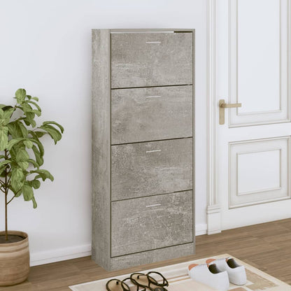 Botník Betonově Šedý 63X24X Kompozitní Dřevo Betonová Šedá