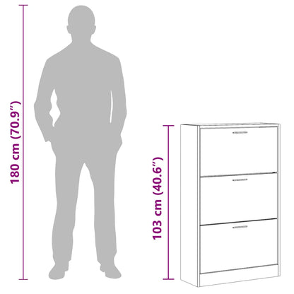 Botník 63 X 24 X Kompozitní Dřevo Dub Sonoma