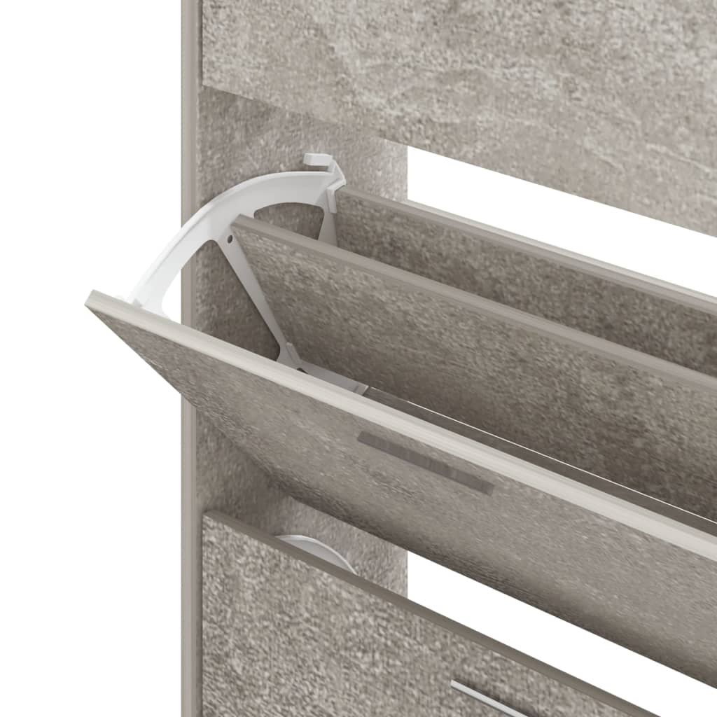 Botník Betonově Šedý 63X24X Kompozitní Dřevo Betonová Šedá