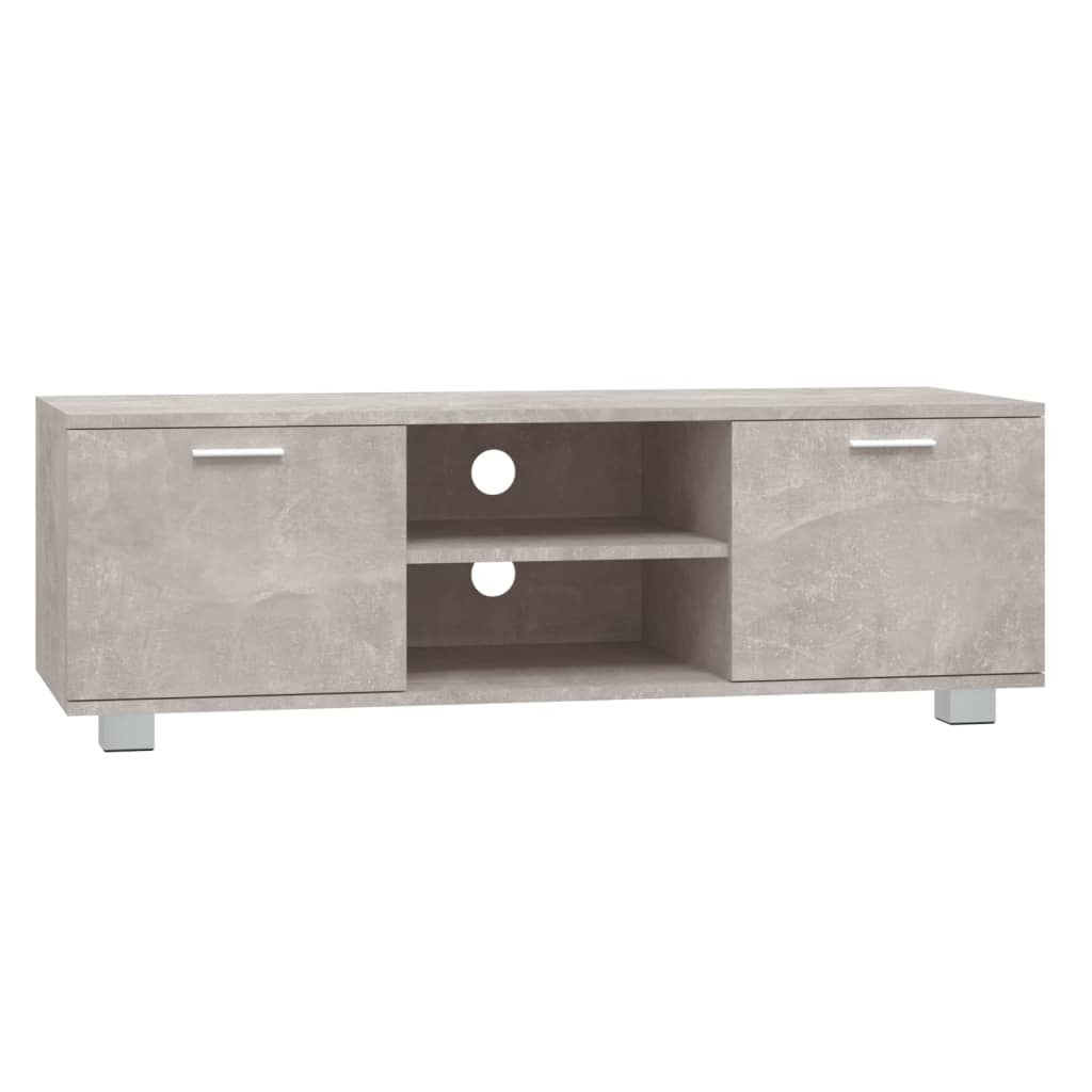 Tv Skříňka Betonově Šedá 120X40,5X35 Cm Kompozitní Dřevo