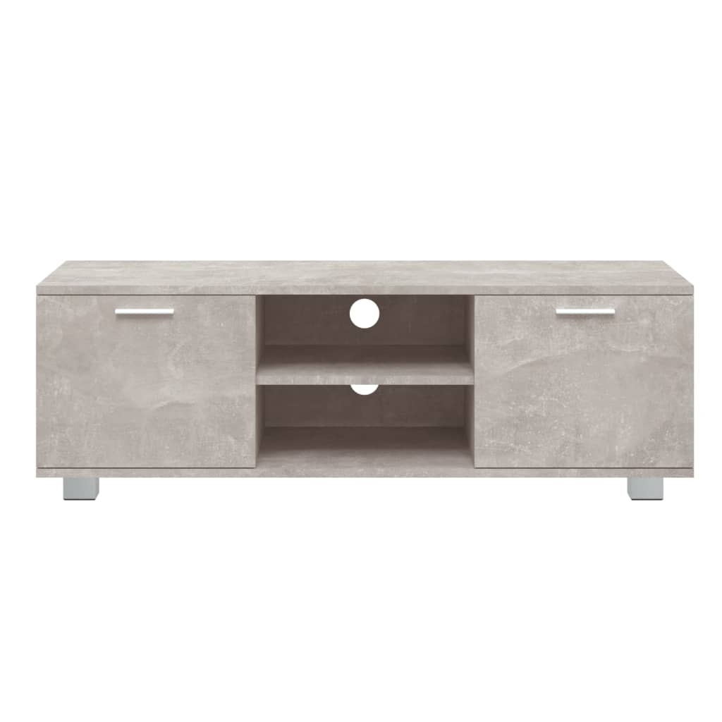 Tv Skříňka Betonově Šedá 120X40,5X35 Cm Kompozitní Dřevo