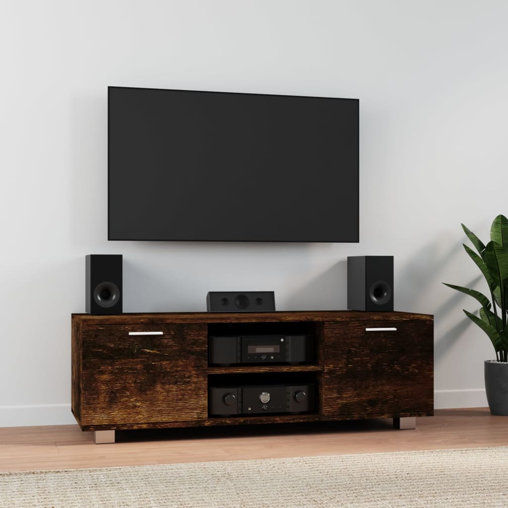 Tv Skříňka Betonově Šedá 120X40,5X35 Cm Kompozitní Dřevo