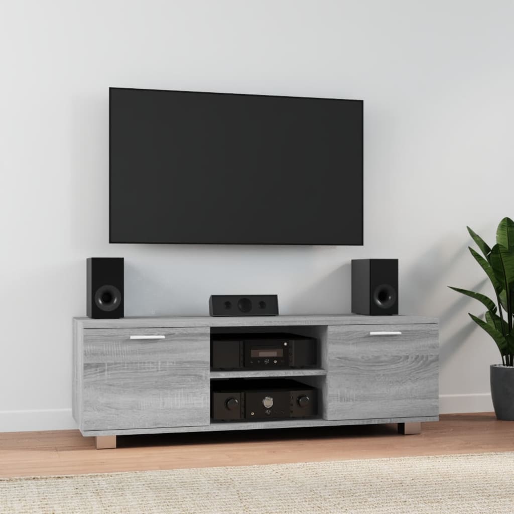 Tv Skříňka Betonově Šedá 120X40,5X35 Cm Kompozitní Dřevo