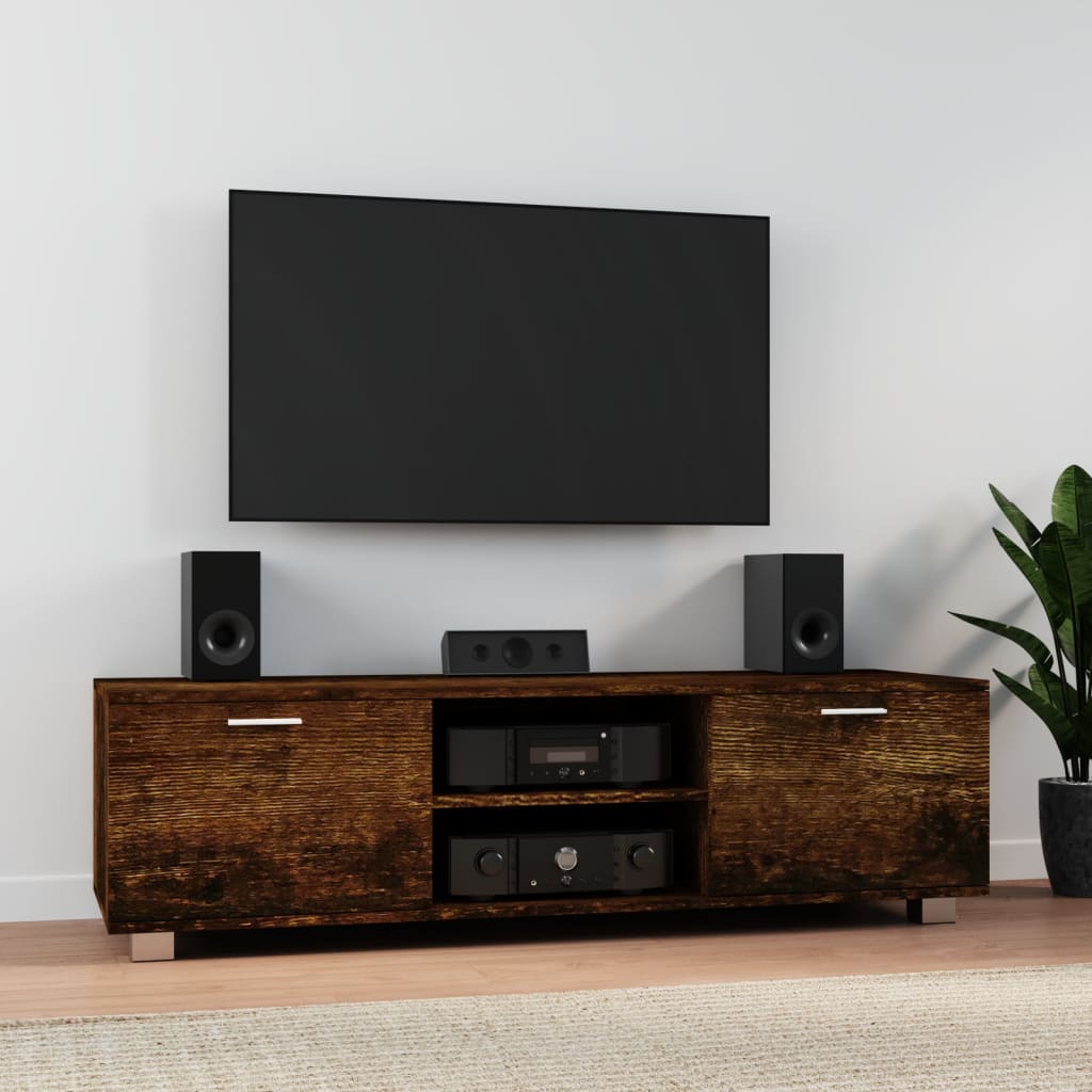 Tv Skříňka Betonově Šedá 120X40,5X35 Cm Kompozitní Dřevo