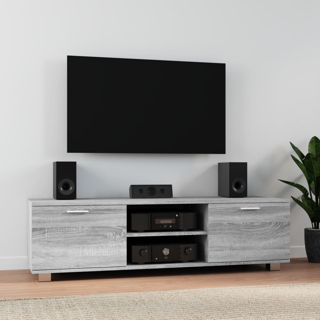 Tv Skříňka Betonově Šedá 120X40,5X35 Cm Kompozitní Dřevo