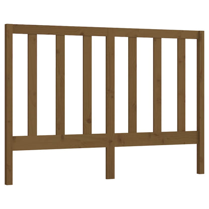 Čelo Postele Medově Hnědé 126 X 4 X 100 Cm Masivní Borovice