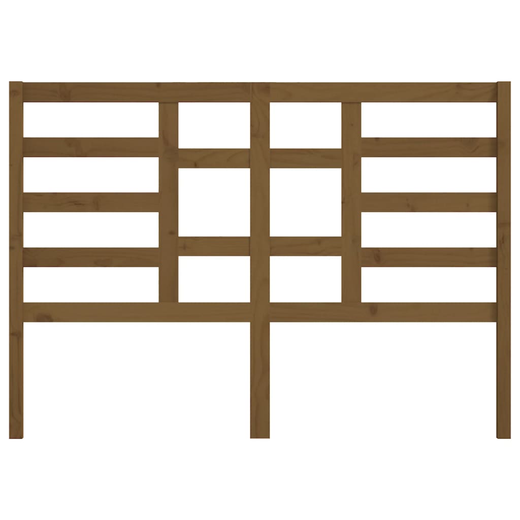 Čelo Postele Medově Hnědé 146 X 4 X 104 Cm Masivní Borovice