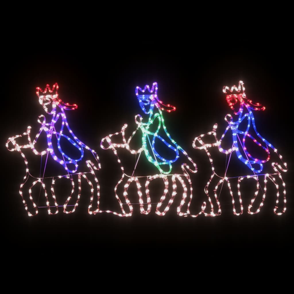 Vánoční Siluety Tří Mudrců S 504 Led 70 X 50 Cm