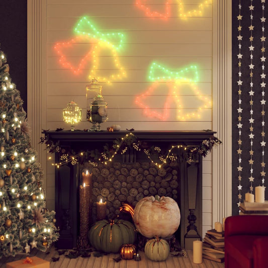 Silueta Vánočních Zvonků Se 72 Led 50 X 56 Cm