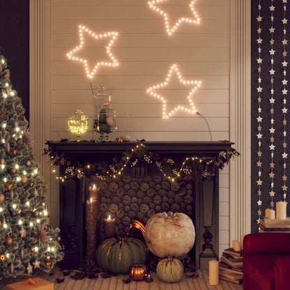 Vánoční Hvězda Se 48 Teplými Bílými Led 56 Cm