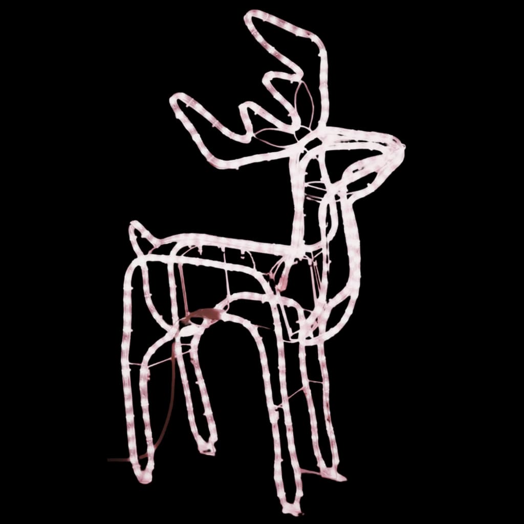 Vánoční Sob S Teplými Bílými Led 76 X 42 X 87 Cm