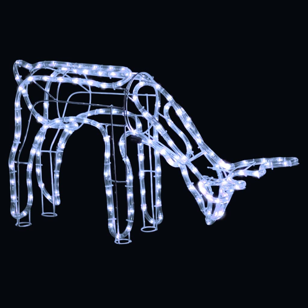 Vánoční Sob Se Studenými Bílými Led 73 X 31 X 45 Cm