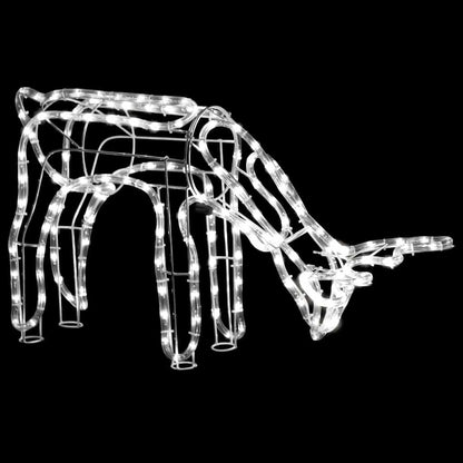 Vánoční Sob Se Studenými Bílými Led 73 X 31 X 45 Cm