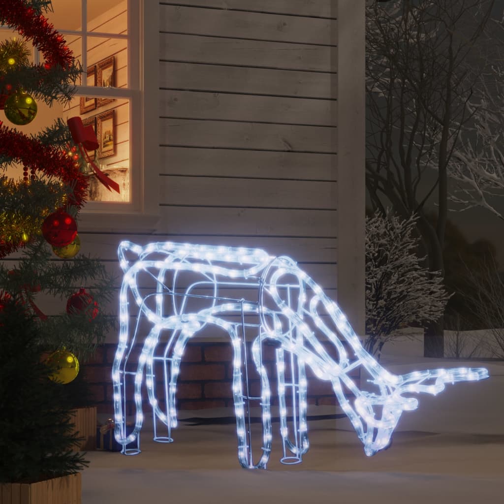 Vánoční Sob Se Studenými Bílými Led 73 X 31 X 45 Cm