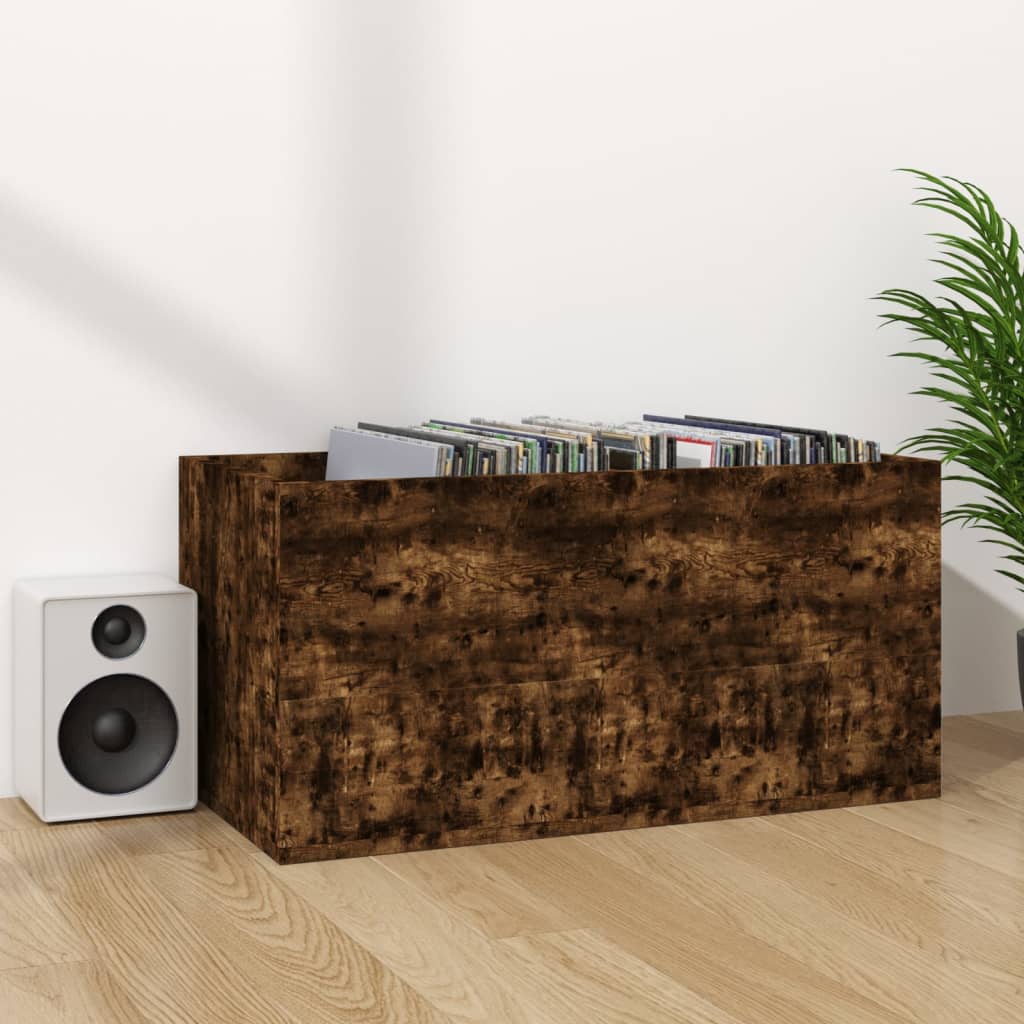 Úložný Box Na Lp Desky 71X34X36 Cm Kompozitní Dřevo