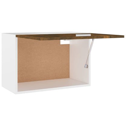 Závěsná Skříňka 60X31X40 Cm Kompozitní Dřevo Kouřový Dub