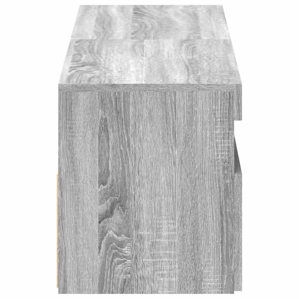 Tv Skříňky S Led Osvětlením 2 Ks Šedé Sonoma 60 X 35 X 40 Cm