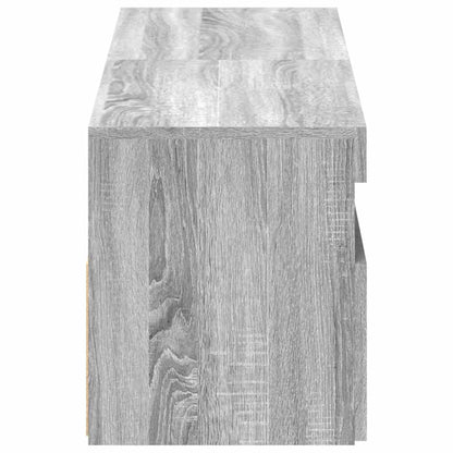 Tv Skříňky S Led Osvětlením 2 Ks Šedé Sonoma 60 X 35 X 40 Cm