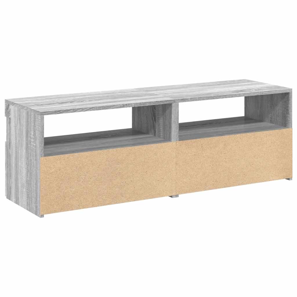 Tv Skříňky S Led Osvětlením 2 Ks Šedé Sonoma 60 X 35 X 40 Cm