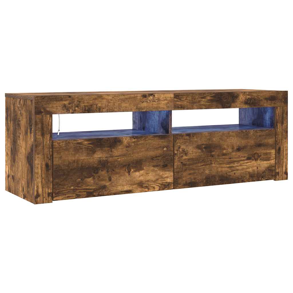 Tv Skříňka S Led Osvětlením 120 X 35 X 40 Cm