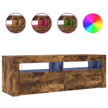 Tv Skříňka S Led Osvětlením 120 X 35 X 40 Cm