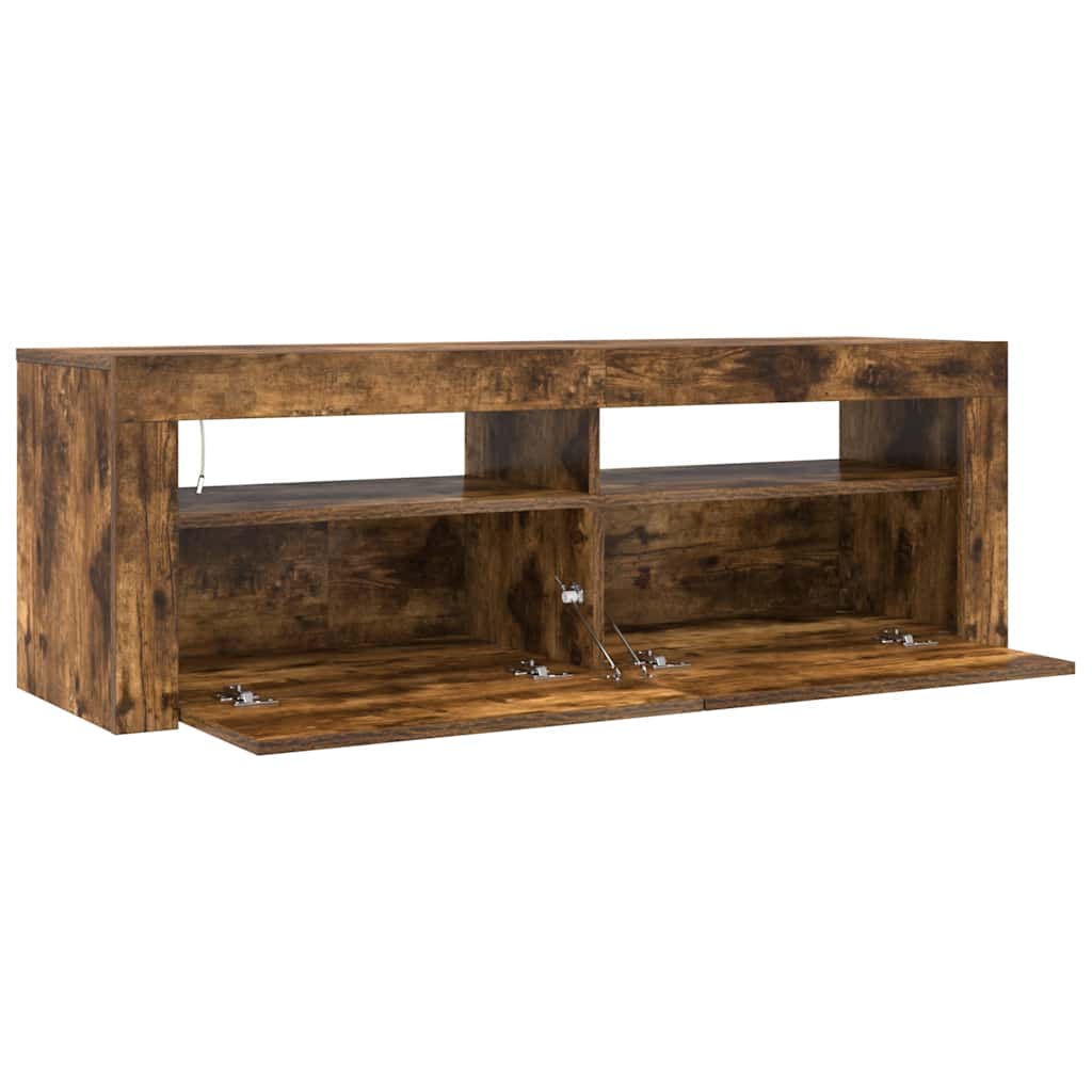 Tv Skříňka S Led Osvětlením 120 X 35 X 40 Cm