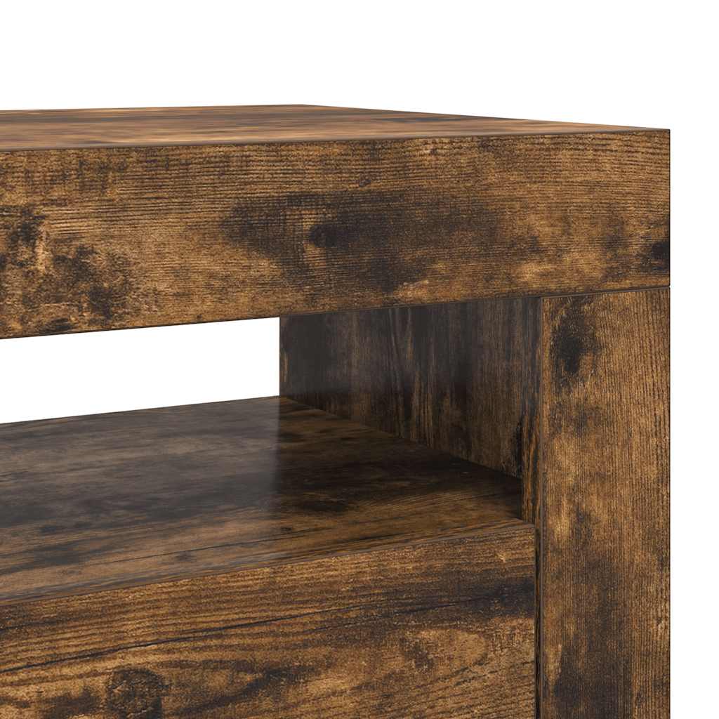 Tv Skříňka S Led Osvětlením 120 X 35 X 40 Cm
