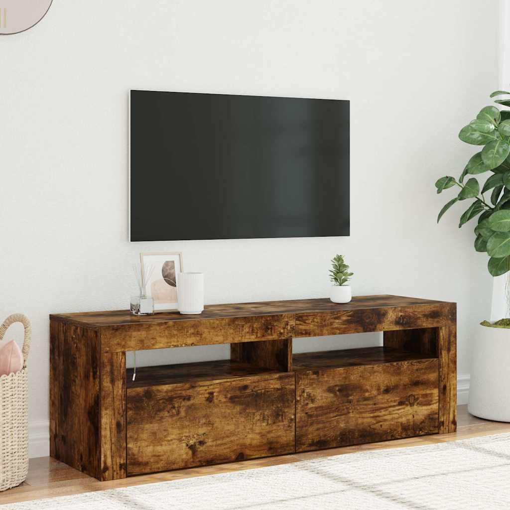 Tv Skříňka S Led Osvětlením 120 X 35 X 40 Cm
